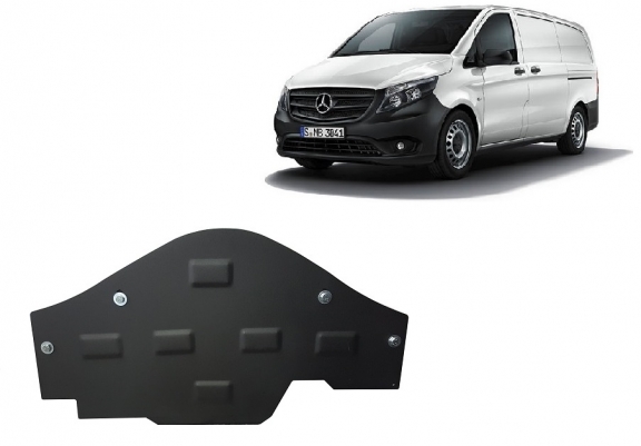 Unterfahrschutz aus Stahl für Stop&Go system Mercedes V-Class W447, 4x2, 1.6 D