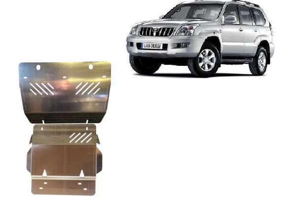 Aluminium Unterfahrschutz für Motor der Marke Toyota Land Cruiser J120