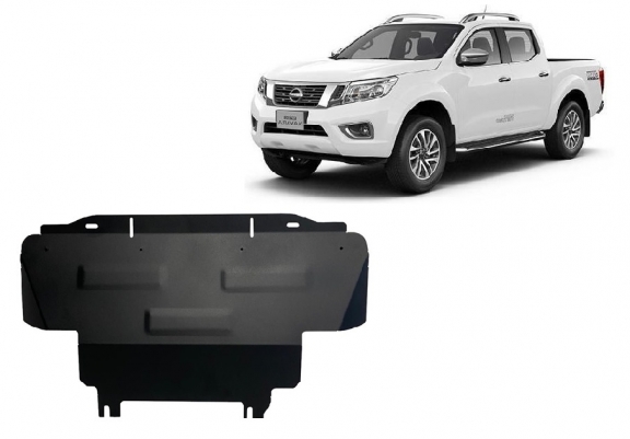 Kühlerschutz für unten aus Stahl für Nissan Navara NP300 - D23
