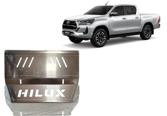 Kühlerschutz für unten aus Aluminium für Toyota Hilux Invincible