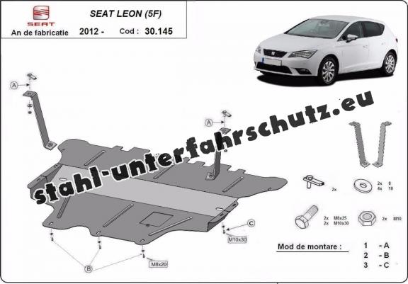 Unterfahrschutz für Motor der Marke Seat Leon Mk3