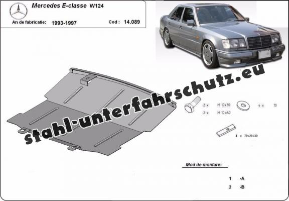 Unterfahrschutz für Motor der Marke Mercedes E-Classe W124 