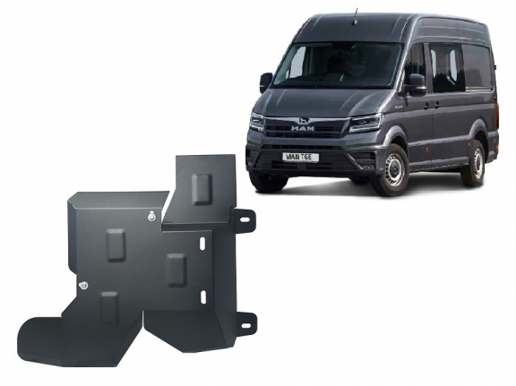 Stahlschutz für AdBluetank der Marke Man TGE / 18 L