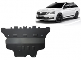 Unterfahrschutz für Motor und Getriebe aus Stahl für  Skoda Octavia 3 - Automatikgetriebe