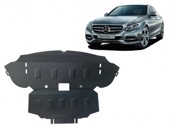 Unterfahrschutz für Motor der Marke Mercedes C-Class W205