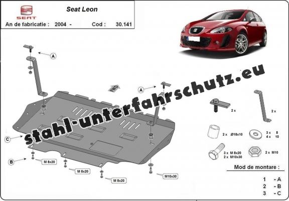 Unterfahrschutz für Motor der Marke Seat Leon Mk2