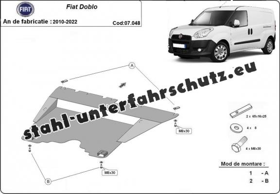 Unterfahrschutz für Motor der Marke Fiat Doblo