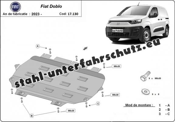 Unterfahrschutz für Motor der Marke Fiat Doblo