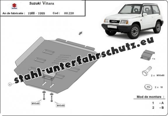 Stahl Getriebe Schutz für  Suzuki Vitara