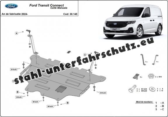 Unterfahrschutz für Motor der Marke Ford Transit Connect