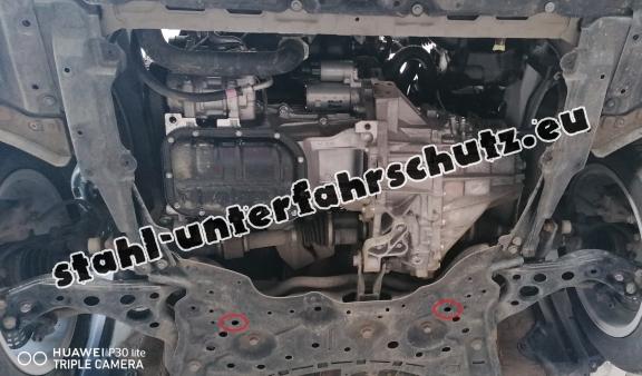 Aluminium Unterfahrschutz für Motor der Marke Toyota Prius