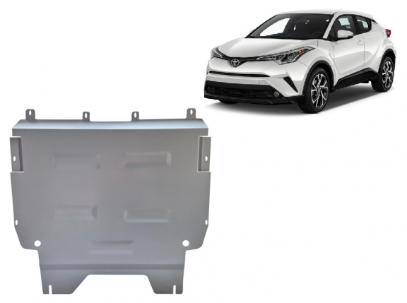 Aluminium Unterfahrschutz für Motor der Marke Toyota C-HR