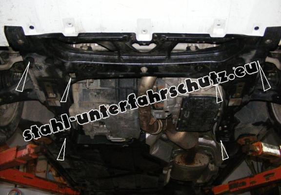 Unterfahrschutz für Motor, Getriebe und Differential aus Stahl  Mercedes A-Class W169