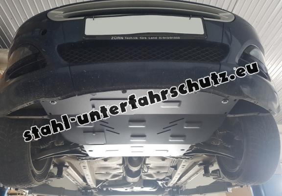 Unterfahrschutz für Motor und Getriebe aus Stahl für  Smart ForFour Benzin
