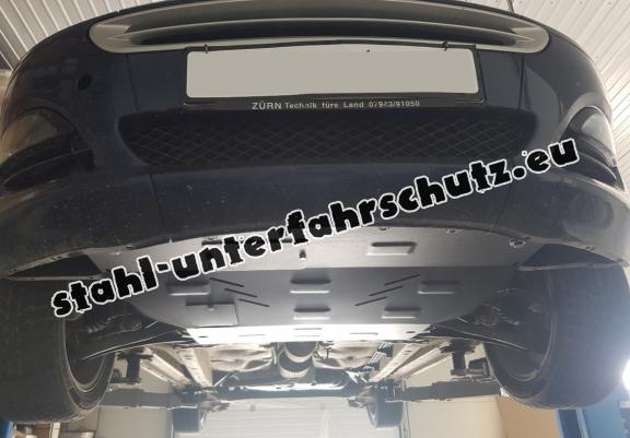 Unterfahrschutz für Motor und Getriebe aus Stahl für  Smart ForFour Benzin