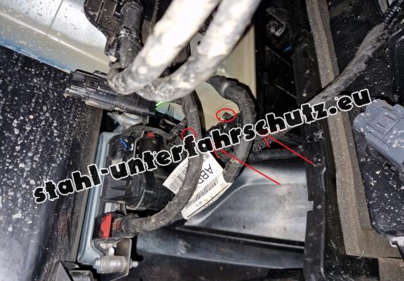 Unterfahrschutz für Motor der Marke Ford Tourneo Courier