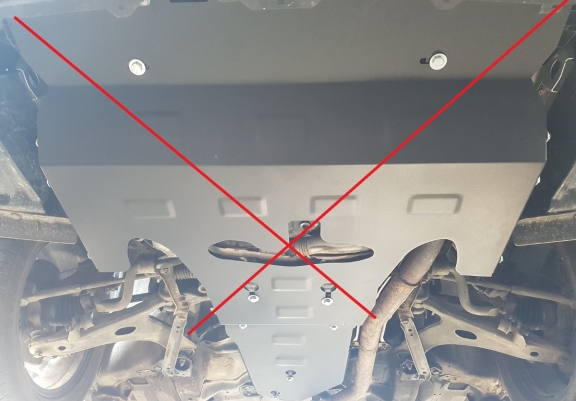 Unterfahrschutz für Schaltgetriebe aus Stahl für Subaru Legacy