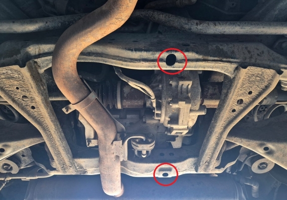 Stahl Differentialschutz für Nissan X Trail