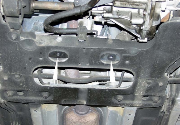 Unterfahrschutz für Motor der Marke Peugeot 306