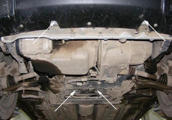 Unterfahrschutz für Motor der Marke Peugeot 306