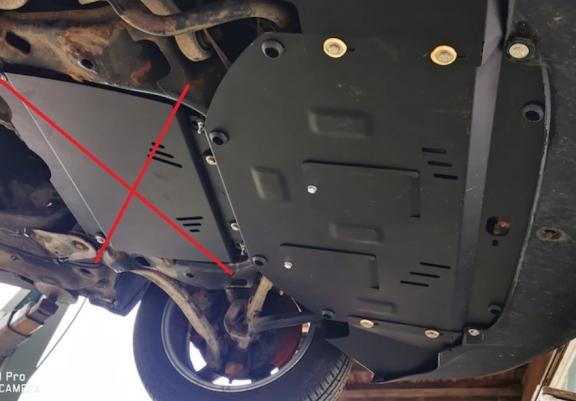 Unterfahrschutz für Motor der Marke Audi A4  B5