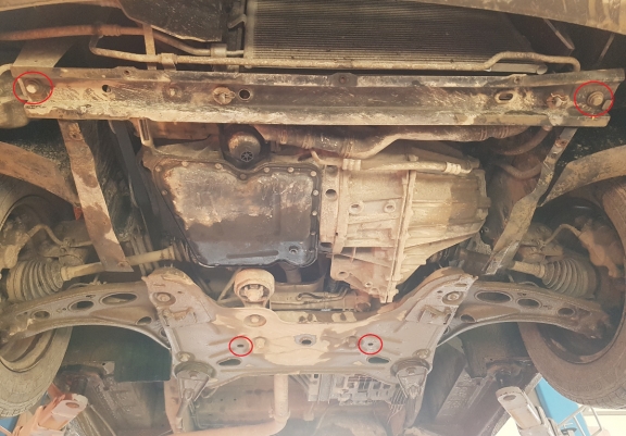 Unterfahrschutz für Motor der Marke Nissan Primastar