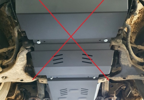 Unterfahrschutz für Getriebe aus Mitsubishi L 200
