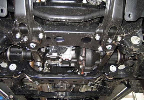 Stahl Differentialschutz für  Toyota Hilux