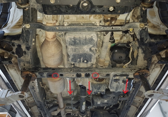 Stahl Getriebe Schutz für Toyota Hilux Revo