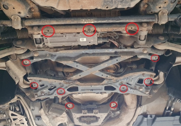 Stahl Getriebe Schutz für Audi A8