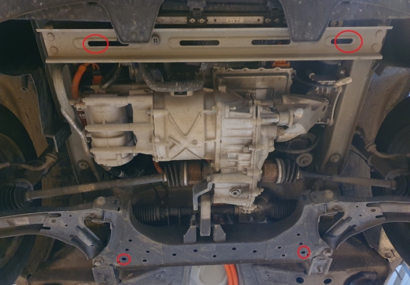 Unterfahrschutz für Motor der Marke Dacia Spring