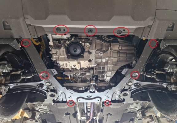 Unterfahrschutz für Motor der Marke Dacia Bigster - 4x4 + 4x2