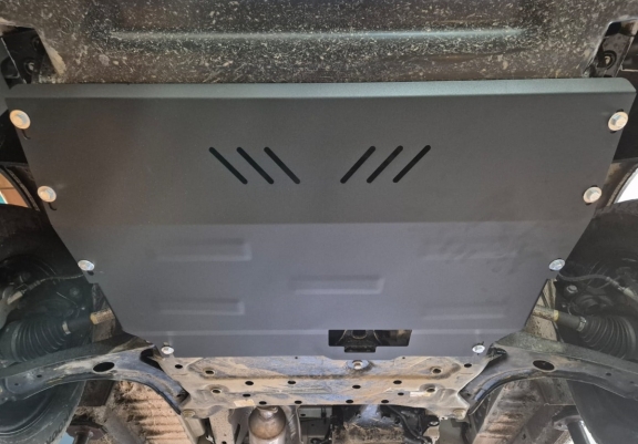 Aluminium Unterfahrschutz für Motor der Marke Ford Transit FWD