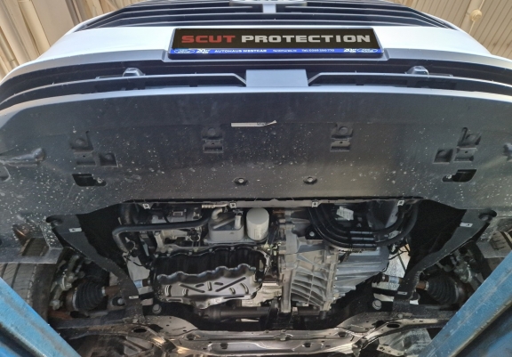 Unterfahrschutz aus verzinktem Stahl für Motor der Marke Volkswagen Transporter T7