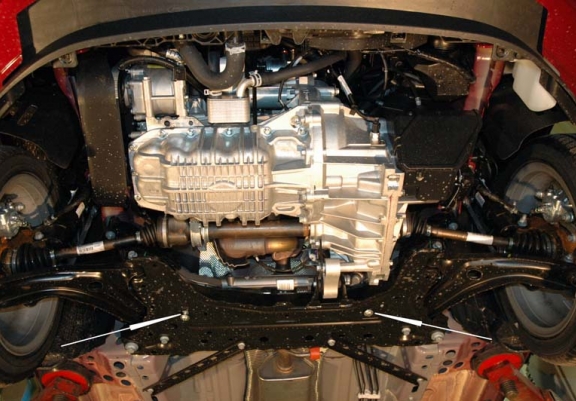 Unterfahrschutz für Motor der Marke Ford B-Max