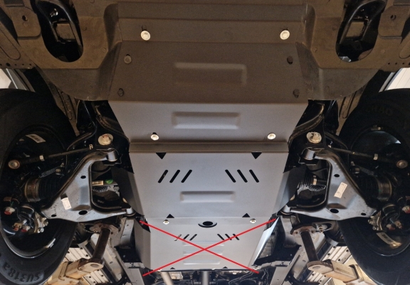 Unterfahrschutz für Motor der Marke Jac T8