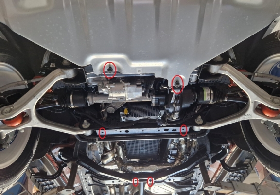 Aluminium Unterfahrschutz für Motor der Marke Ford Ranger Raptor