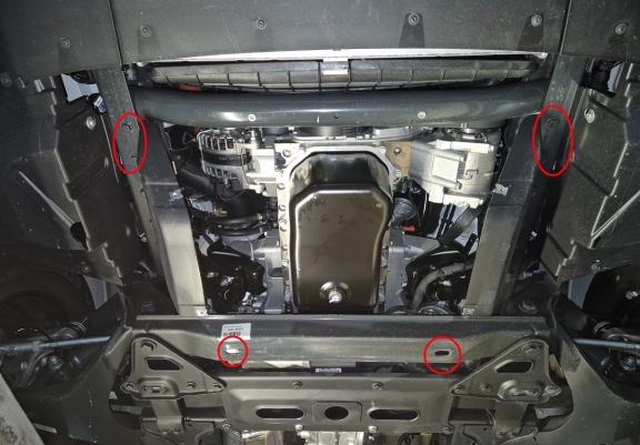 Unterfahrschutz für Motor der Marke Iveco Daily 7