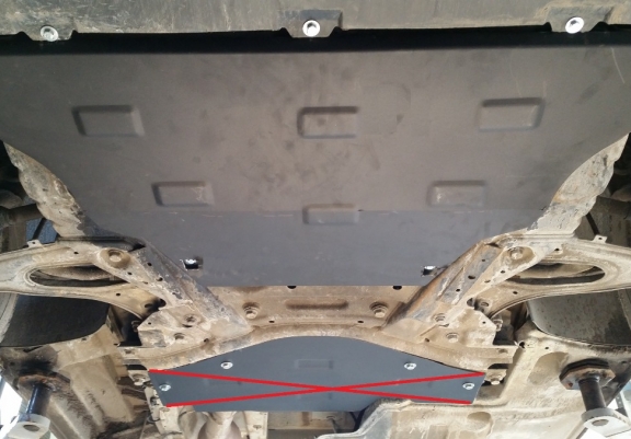 Unterfahrschutz für Motor der Marke Mercedes V-Class W447, 4x2, 1.6 D