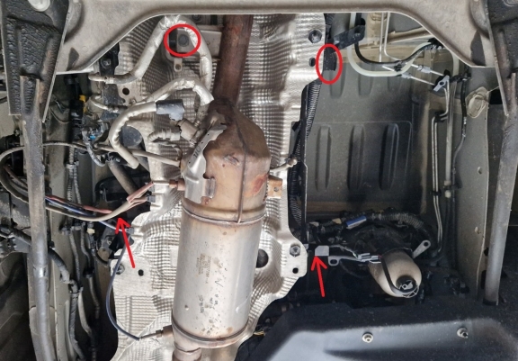 Unterfahrschutz für Katalysator/cat lock der Marke Nissan Interstar