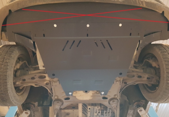 Unterfahrschutz für Motor der Marke Nissan Primastar