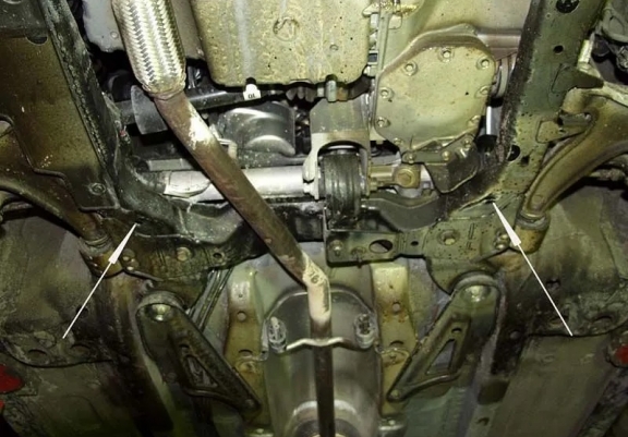 Unterfahrschutz für Motor der Marke Opel Signum