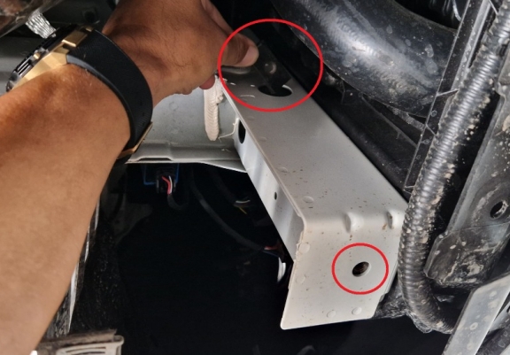 Unterfahrschutz für Motor der Ssangyong Torres