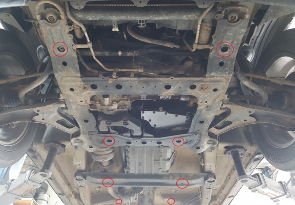 Aluminium Unterfahrschutz für Motor für den Suzuki Grand Vitara 2