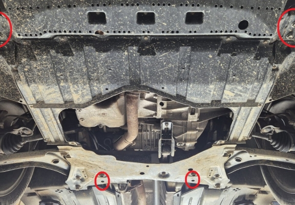 Aluminium Unterfahrschutz für Motor der Marke Suzuki SX4 