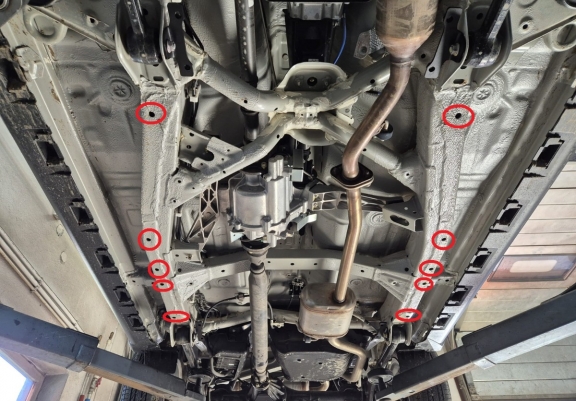 Stahl  Verteilergetriebe Schutz für  Suzuki Jimny - 5-türiges Modell