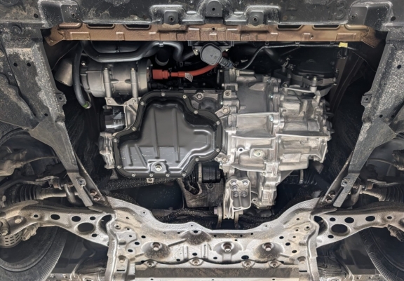 Aluminium Unterfahrschutz für Motor der Marke Toyota C-HR