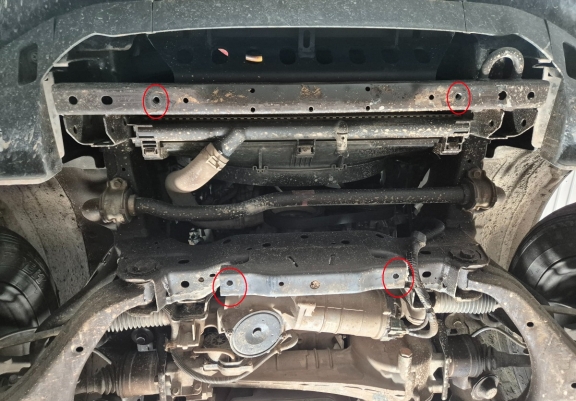 Kühlerschutz für unten aus Stahl für Isuzu D-Max