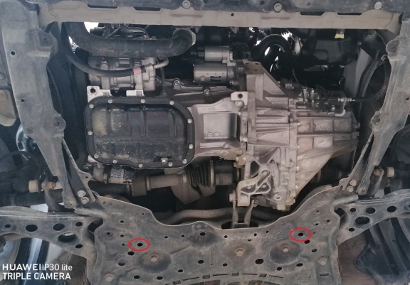 Aluminium Unterfahrschutz für Motor der Marke Toyota Corolla