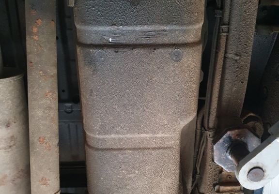 Stahschutz für Treibstofftank der Marke  Mitsubishi L 200